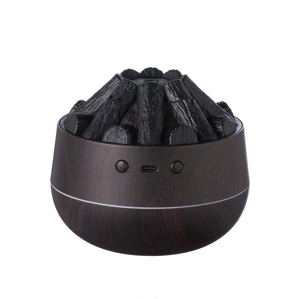 Umidificador Difusor Vulcão 300ML com Luz Noturna