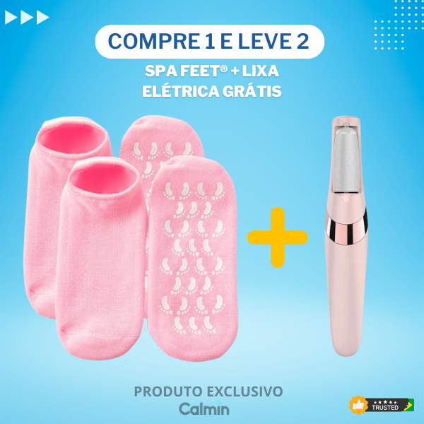 SpaFeet® (Compre 1 e Leve 2) + Lixa Elétrica GRÁTIS