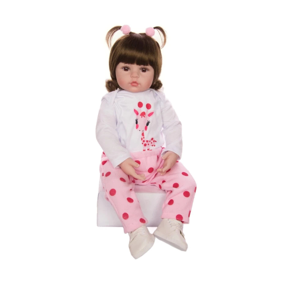 Boneca Bebê Reborn Girafinha
