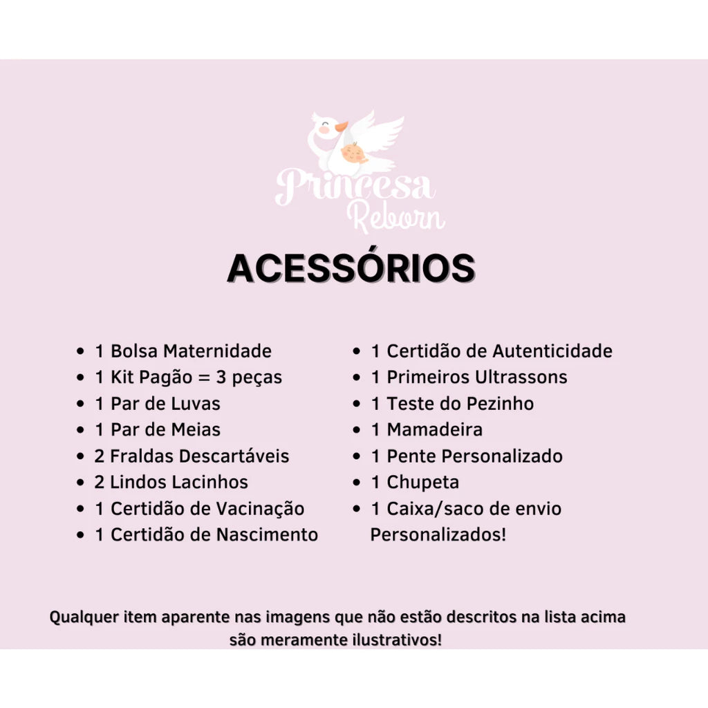 Bebê Reborn Boneca Realista Barata + 21 Itens Com Bolsa