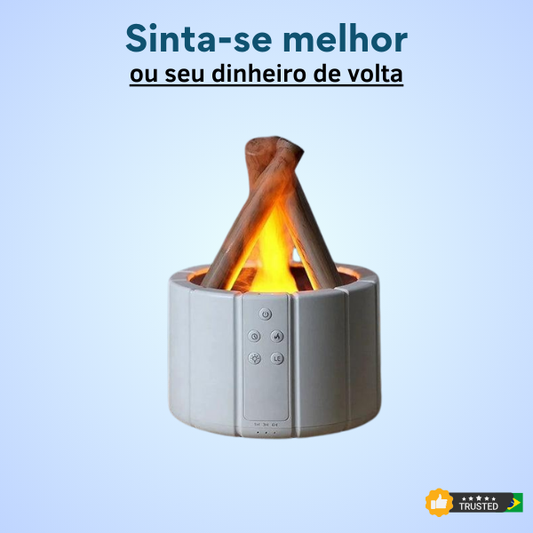 Umidificador Difusor Fogueira com Controle Remoto - Calmin®