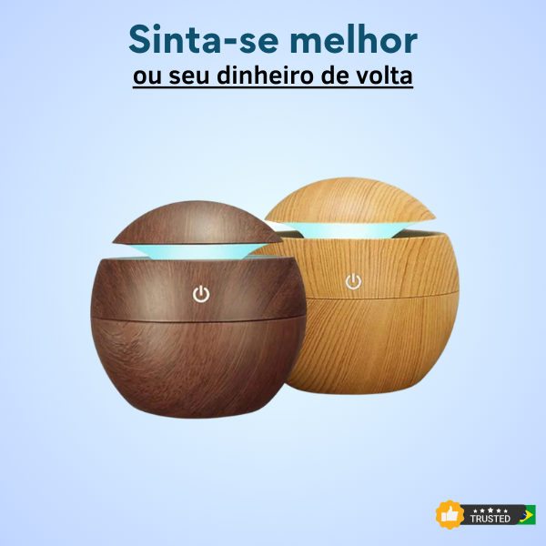 Umidificador Aromaterapia - 7 Cores - Calmin®