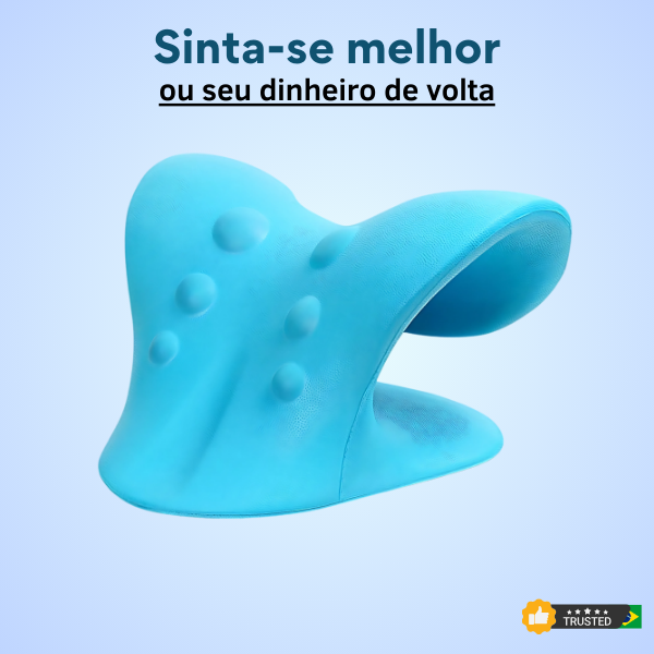 Travesseiro Alongador e Relaxante para Pescoço Ombros e Cervical