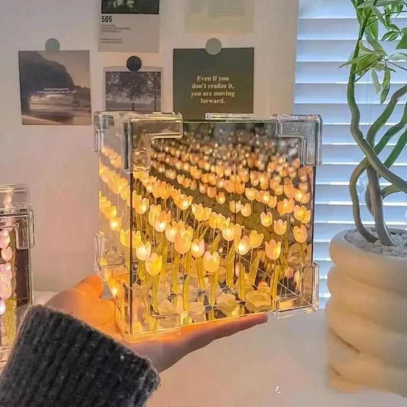 luminaria-flores-caixa-vidro-acrilico-tulipas-faca-voce-mesmo