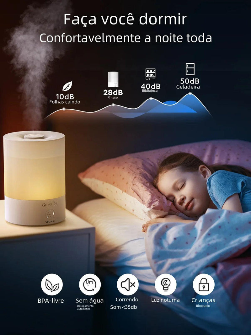 Umidificador - 2,4 Litros - Calmin®