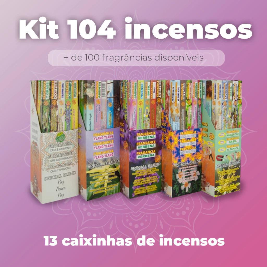 Kit Incensos Special Blend - 104 Varetas Sortidas