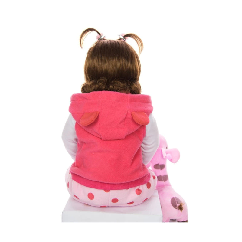 Boneca Bebê Reborn Girafinha